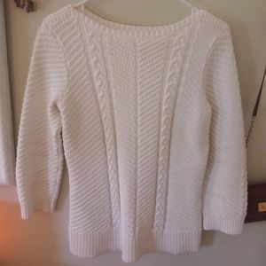 Cream sweater
